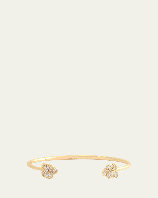 Orchid Pave Bangle